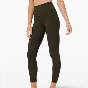 Lululemon Align Pant II 25" Dark Olive